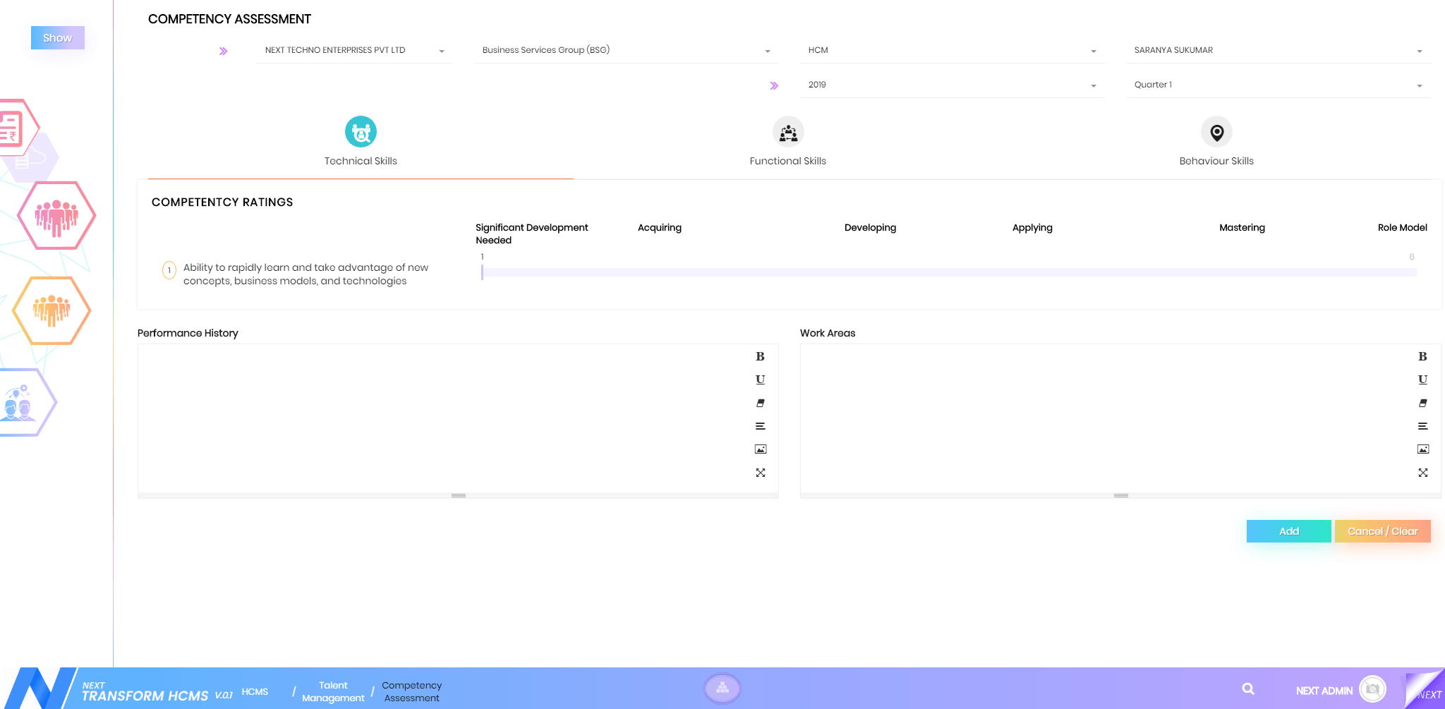 Next Inc - Competency Assessment