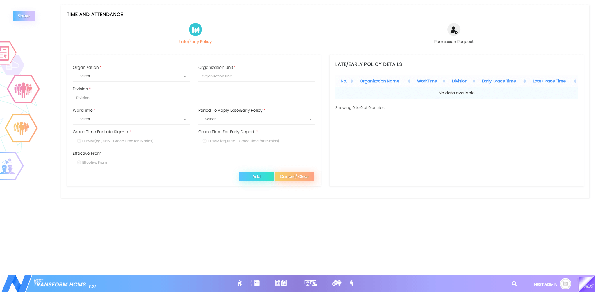 Next Inc - Attendance Configuration and Management